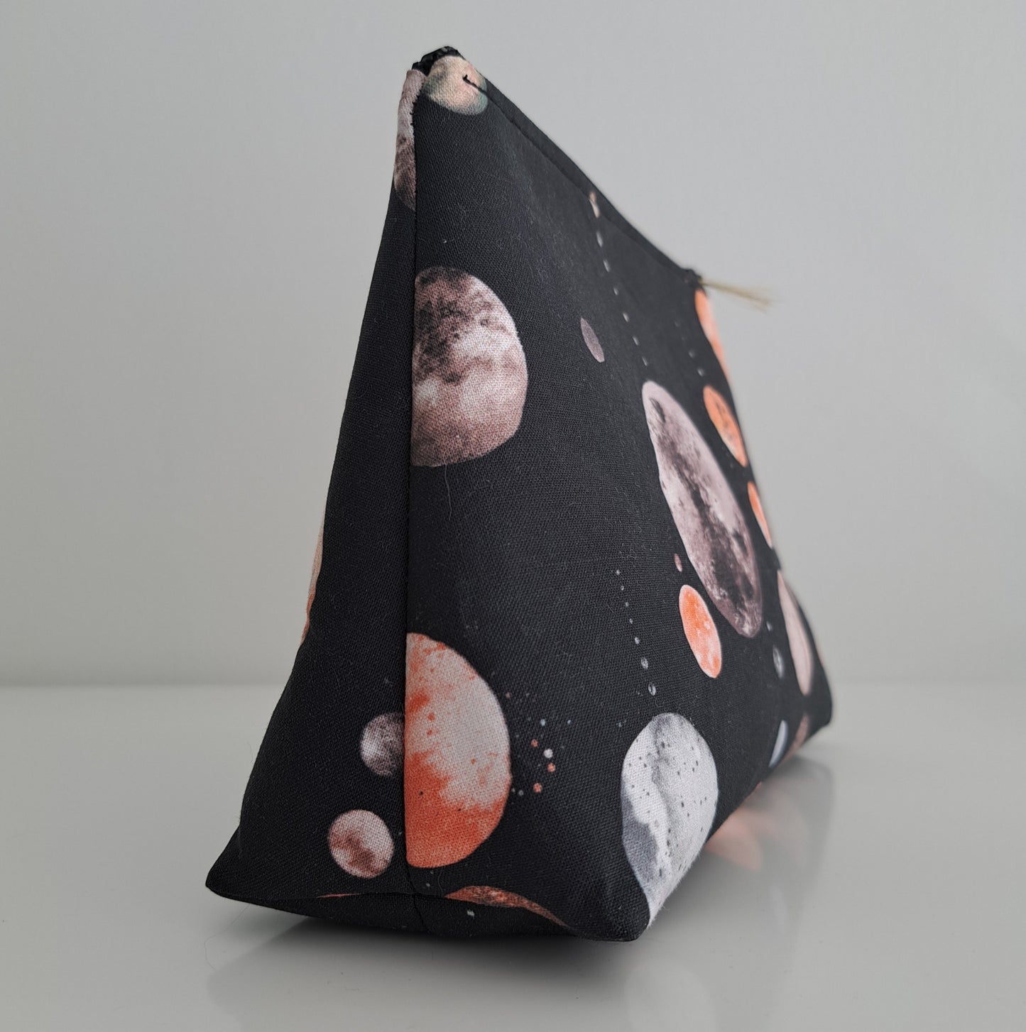 Moon makeup bag with zipper